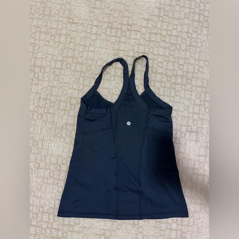 Lululemon Size 6 black tank top